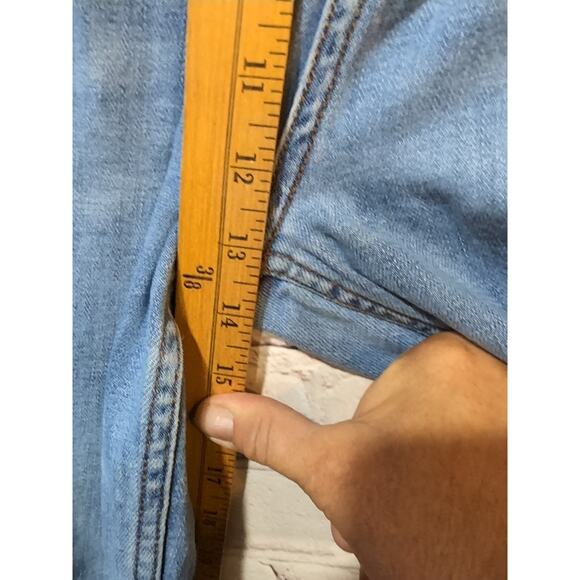 Pilcro and the Letterpress Anthropologie Pleated Wide leg Jeans Size 29 Hi Waist - Picture 9 of 14